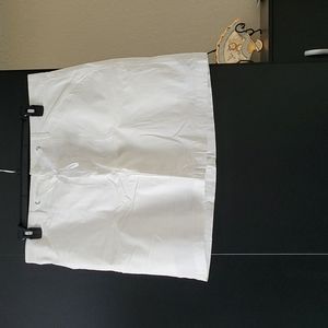White Stag white chino skort/scooter, size 16